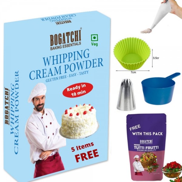 BOGATCHI Whipping Cream Powder -  5 ITEMS FREE